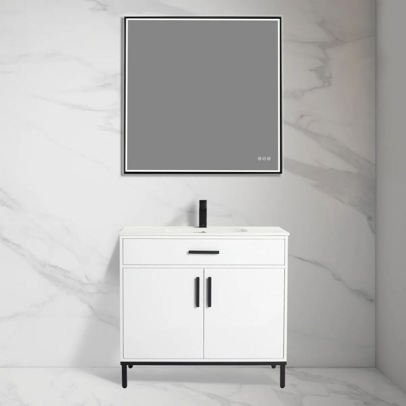 Blossom Lisbon 048 Freestanding Vanity Set with Integrated SMC Sink - Quality Home Distribution