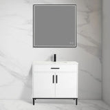 Blossom Lisbon 048 Freestanding Vanity Set with Integrated SMC Sink - Quality Home Distribution