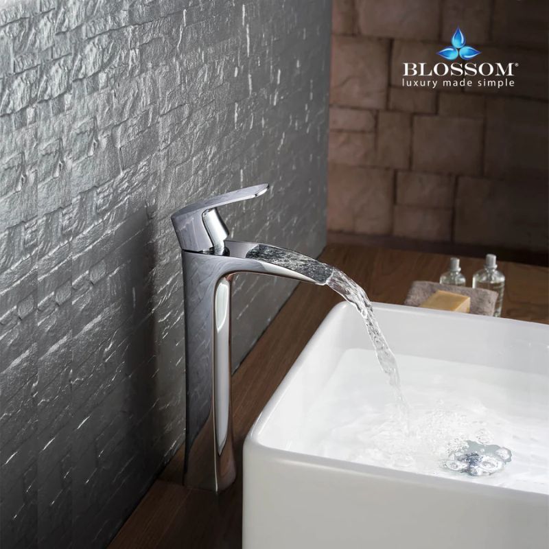 Blossom F01-305 Single Handle Bathroom Faucet – 4-Piece Contractor Value Pack - Quality Home Distribution