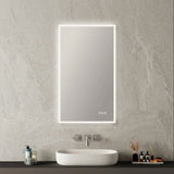 Blossom Beta LED Backlit Mirror with Frosted Sides and Built-In Defogger - Quality Home Distribution