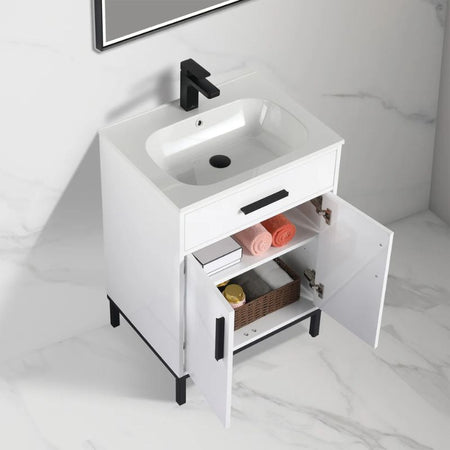 Blossom Lisbon 048 Freestanding Vanity Set with Integrated SMC Sink - Quality Home Distribution