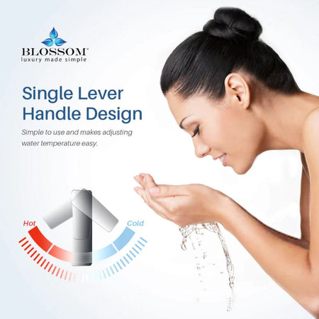 Blossom F01-305 Single Handle Bathroom Faucet – 4-Piece Contractor Value Pack - Quality Home Distribution