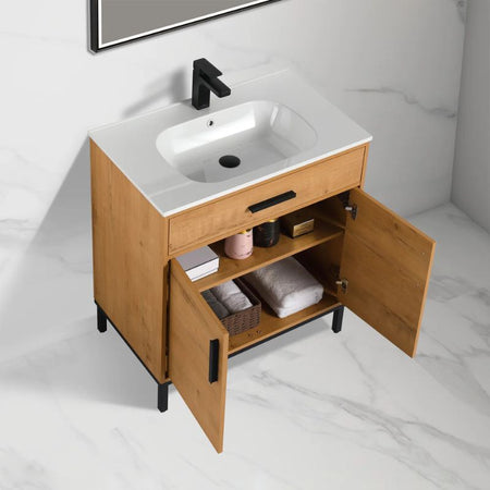Blossom Lisbon 048 Freestanding Vanity Set with Integrated SMC Sink - Quality Home Distribution
