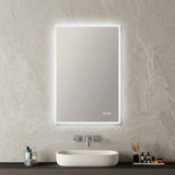 Blossom Beta LED Backlit Mirror with Frosted Sides and Built-In Defogger - Quality Home Distribution
