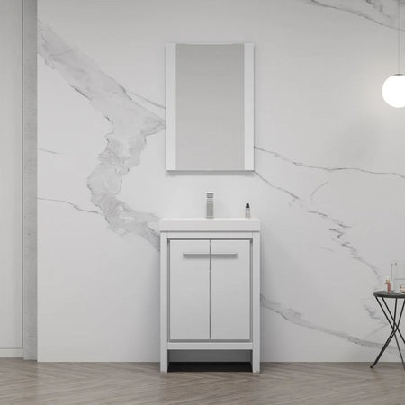 Blossom Milan 014 Freestanding All-Wood Bathroom Vanity with Ceramic Sink - Quality Home Distribution