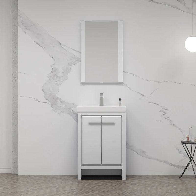 Blossom Milan 014 Freestanding All-Wood Bathroom Vanity with Ceramic Sink - Quality Home Distribution