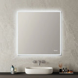 Blossom Beta LED Backlit Mirror with Frosted Sides and Built-In Defogger - Quality Home Distribution