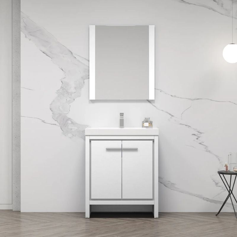 Blossom Milan 014 Freestanding All-Wood Bathroom Vanity with Ceramic Sink - Quality Home Distribution