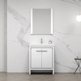 Blossom Milan 014 Freestanding All-Wood Bathroom Vanity with Ceramic Sink - Quality Home Distribution