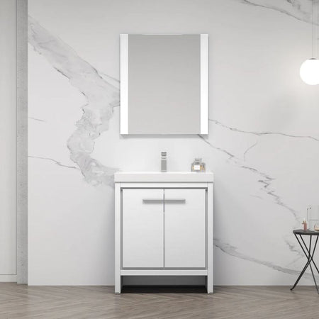 Blossom Milan 014 Freestanding All-Wood Bathroom Vanity with Ceramic Sink - Quality Home Distribution