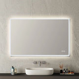 Blossom Beta LED Backlit Mirror with Frosted Sides and Built-In Defogger - Quality Home Distribution
