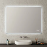Blossom Beta LED Backlit Mirror with Frosted Sides and Built-In Defogger - Quality Home Distribution