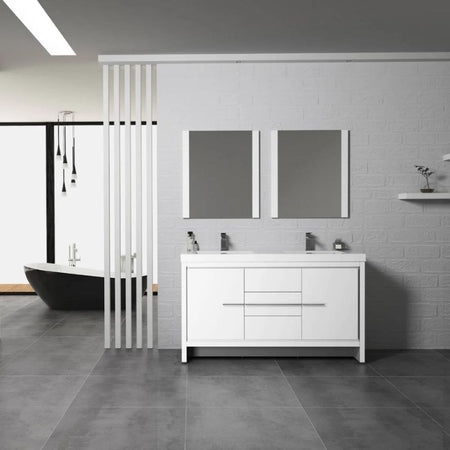 Blossom Milan 014 Freestanding All-Wood Bathroom Vanity with Ceramic Sink - Quality Home Distribution
