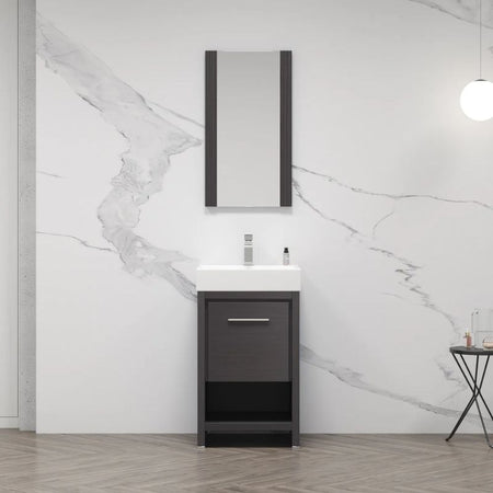 Blossom Milan 014 Freestanding All-Wood Bathroom Vanity with Ceramic Sink - Quality Home Distribution