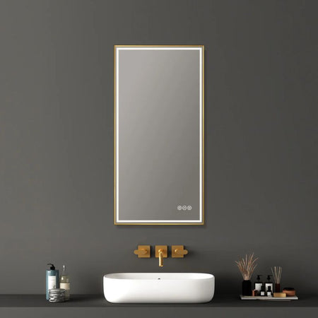 Blossom Stellar LED Framed Mirror with Built-In Defogger and Dimmable Lighting - Quality Home Distribution