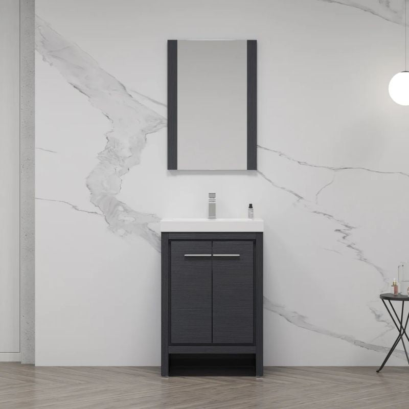 Blossom Milan 014 Freestanding All-Wood Bathroom Vanity with Ceramic Sink - Quality Home Distribution