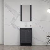 Blossom Milan 014 Freestanding All-Wood Bathroom Vanity with Ceramic Sink - Quality Home Distribution