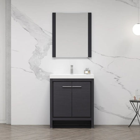 Blossom Milan 014 Freestanding All-Wood Bathroom Vanity with Ceramic Sink - Quality Home Distribution