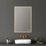 Blossom Stellar LED Framed Mirror with Built-In Defogger and Dimmable Lighting - Quality Home Distribution