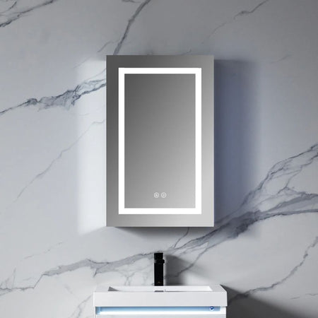 Blossom Vega LED Medicine Cabinet with Smart Touch Controls and Anti-Fog Mirror - Quality Home Distribution