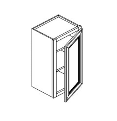 30" HIGH SINGLE DOOR WALL CABINET - -Quality Home Distribution