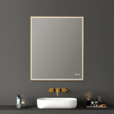 Blossom Stellar LED Framed Mirror with Built-In Defogger and Dimmable Lighting - Quality Home Distribution