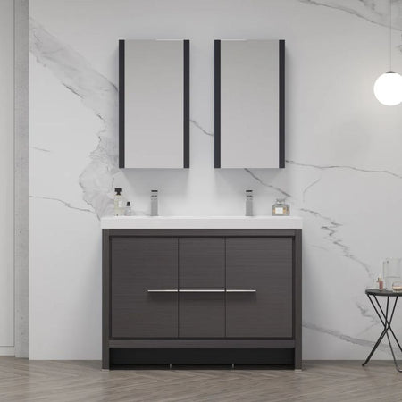 Blossom Milan 014 Freestanding All-Wood Bathroom Vanity with Ceramic Sink - Quality Home Distribution