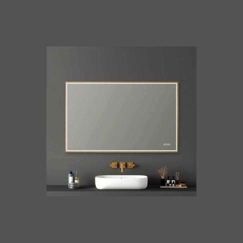 Blossom Stellar LED Framed Mirror with Built-In Defogger and Dimmable Lighting - Quality Home Distribution