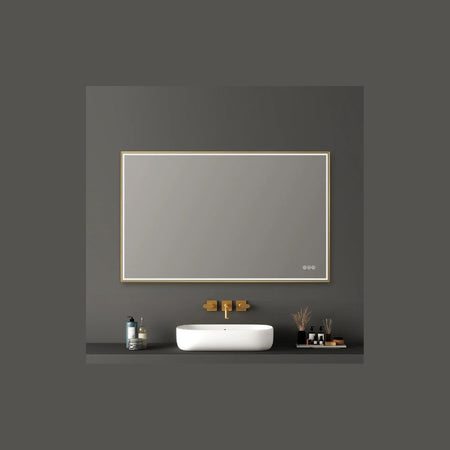 Blossom Stellar LED Framed Mirror with Built-In Defogger and Dimmable Lighting - Quality Home Distribution
