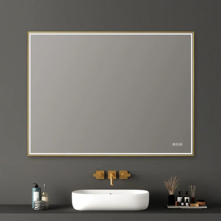 Blossom Stellar LED Framed Mirror with Built-In Defogger and Dimmable Lighting - Quality Home Distribution
