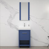 Blossom Milan 014 Freestanding All-Wood Bathroom Vanity with Ceramic Sink - Quality Home Distribution