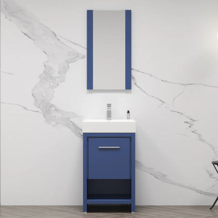 Blossom Milan 014 Freestanding All-Wood Bathroom Vanity with Ceramic Sink - Quality Home Distribution