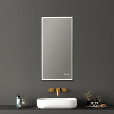 Blossom Stellar LED Framed Mirror with Built-In Defogger and Dimmable Lighting - Quality Home Distribution