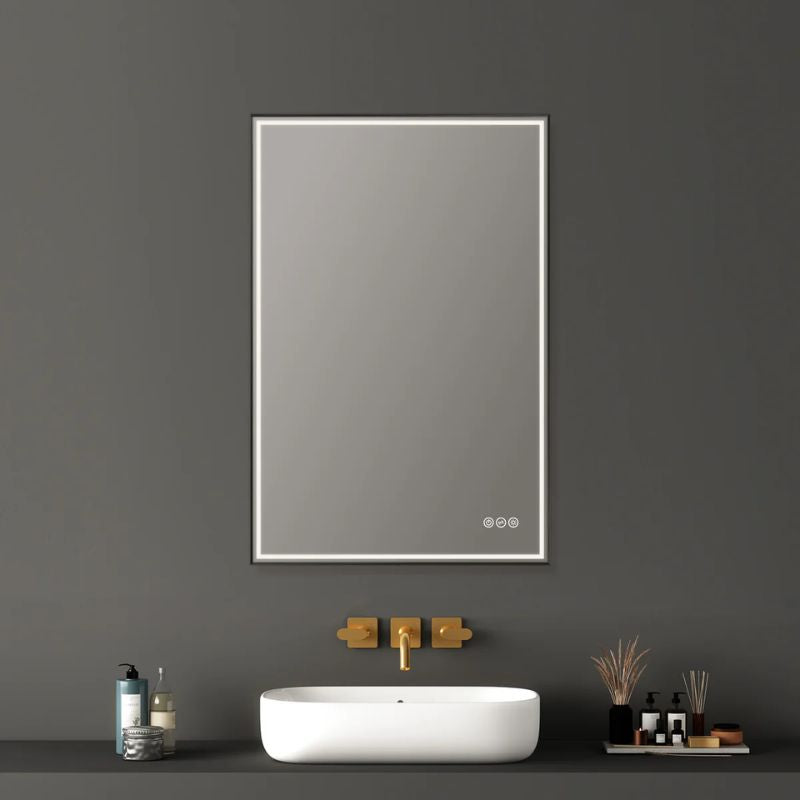 Blossom Stellar LED Framed Mirror with Built-In Defogger and Dimmable Lighting - Quality Home Distribution