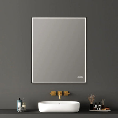 Blossom Stellar LED Framed Mirror with Built-In Defogger and Dimmable Lighting - Quality Home Distribution