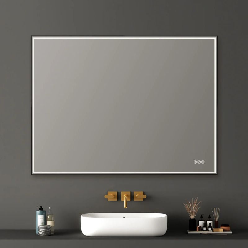 Blossom Stellar LED Framed Mirror with Built-In Defogger and Dimmable Lighting - Quality Home Distribution