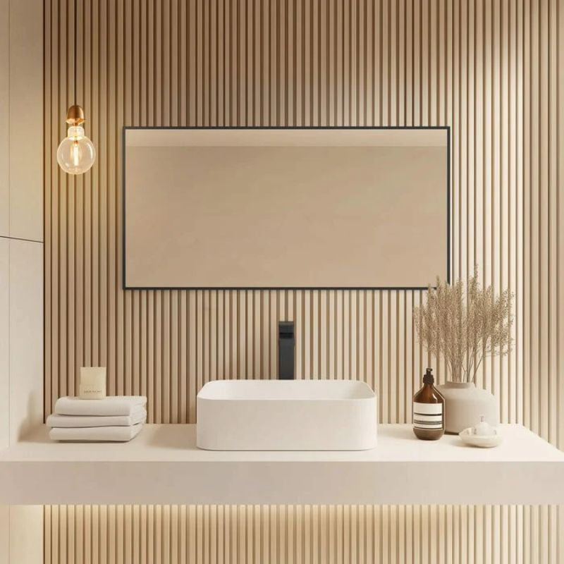 Blossom FM1 Metal Framed Wall Mirror - Shatterproof & Rust-Resistant Design - Quality Home Distribution
