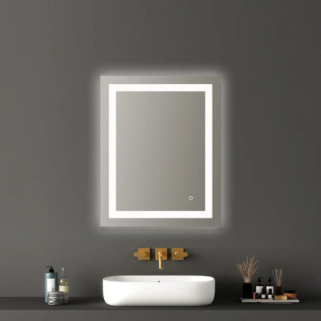 Blossom Lyra Frameless LED Bathroom Mirror with Integrated Defogger - Quality Home Distribution