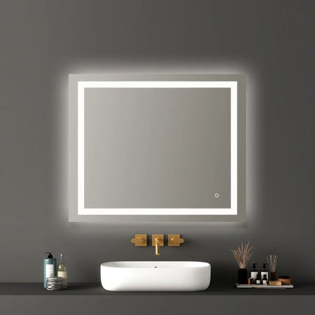 Blossom Lyra Frameless LED Bathroom Mirror with Integrated Defogger - Quality Home Distribution