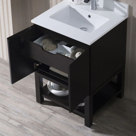 Blossom Monaco Freestanding Solid Wood Vanity with Quartz Top & Mirror - Quality Home Distribution