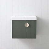 Blossom Moss 034 Floating Modern Vanity with Integrated Acrylic Sink