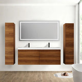 Blossom Assisi 036 Modern Wall-Hung Bathroom Vanity with Soft-Close Drawers - QHD