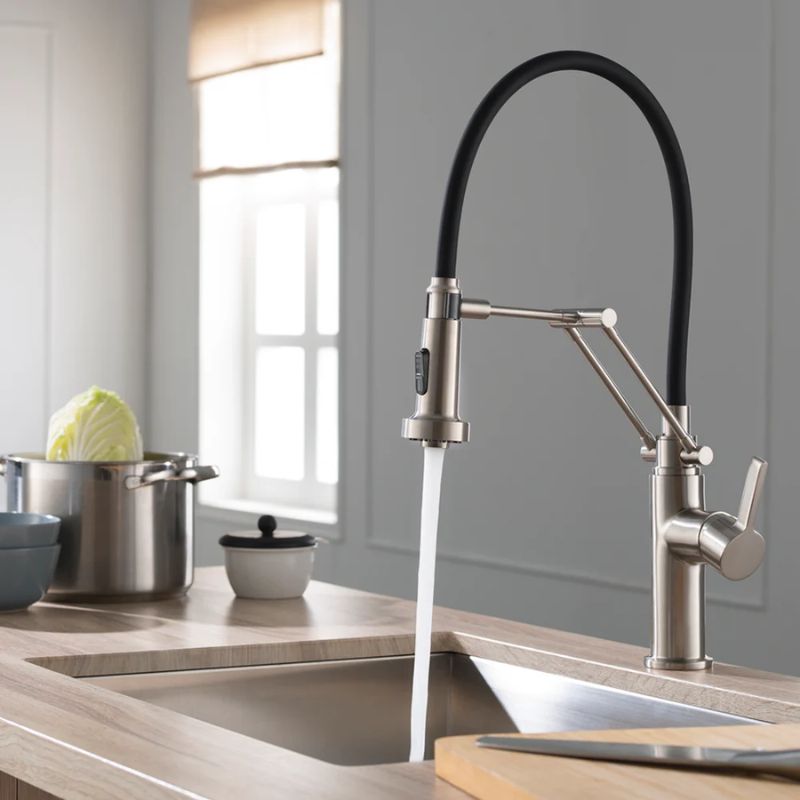 Blossom F01-208 Single Handle Pull-Out Kitchen Faucet (Sale 4-Piece Pack) - Quality Home Distribution