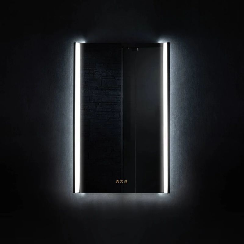 Blossom Binary LED Framed Bathroom Mirror with Dimmable Light and Anti-Fog