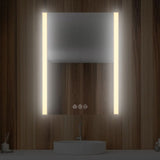 Blossom Binary LED Framed Bathroom Mirror with Dimmable Light and Anti-Fog
