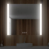 Blossom Binary LED Framed Bathroom Mirror with Dimmable Light and Anti-Fog