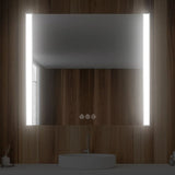 Blossom Binary LED Framed Bathroom Mirror with Dimmable Light and Anti-Fog