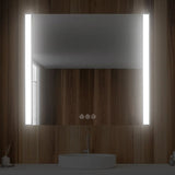 Blossom Binary LED Framed Bathroom Mirror with Dimmable Light and Anti-Fog