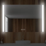 Blossom Binary LED Framed Bathroom Mirror with Dimmable Light and Anti-Fog
