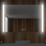 Blossom Binary LED Framed Bathroom Mirror with Dimmable Light and Anti-Fog